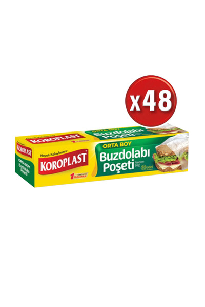 Buzdolabı Poşeti Orta Boy 24x38 cm 20li x 48 paket (1 koli)