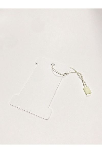 Grdall 100 Pieces of Locked String Product String Locked Label String Light Yellow Color