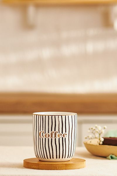 Emsan Tinycoffe 2 Piece New Bone Mug Set 200 ml Black