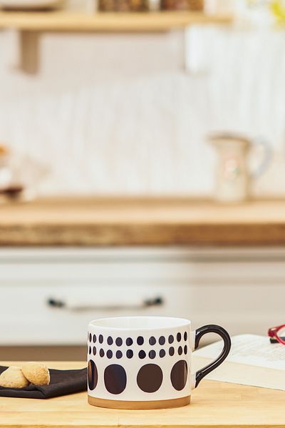 Emsan Simple Dots New Bone Mug 410 ml