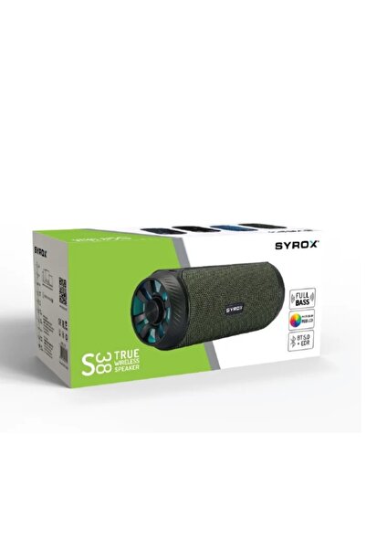 Syrox WORLD TEKNO Syrox S38 TWS 5.1 Bluetooth Led Işıklı Full Bass Hoparlör