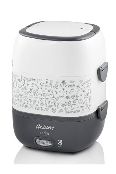 Arzum AR1073 Foodie Elektrikli Modern Sefer Tası - Beyaz