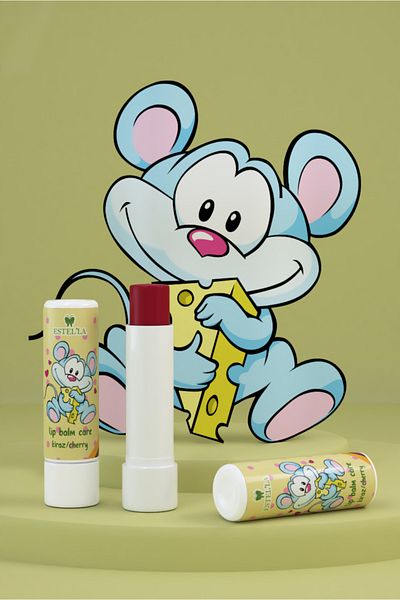 Estella Protection and Repair from Nature - Cherry - Lip Care Cream, Shine, Moisturizing Lip