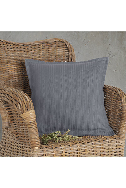 Lief Home Πλεκτή μοτίβο Πικέ Μαξιλαροθήκη |   45x45 (1 τεμάχιο)