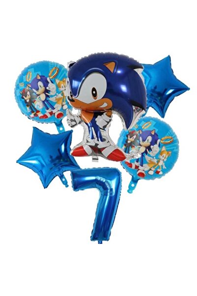 MFM مجموعة بالونات من رقائق السونيك للأعمار من 7 سنوات بطول 100 سم