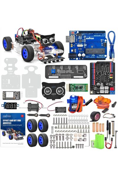 OSO OSOYOO Robot Rc Akıllı Araba DIY Kiti İnşa Edilecek
