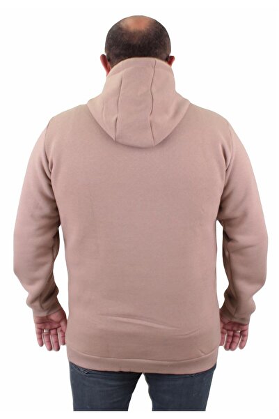 MocGrande Men's Plus Size Hooded Sweat Paris 23209 EARTH