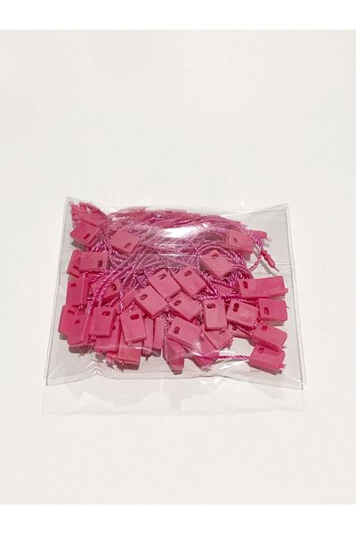 Grdall 100 Pieces - Locked Thread - Product Thread - Locked Label Thread - Pink Color