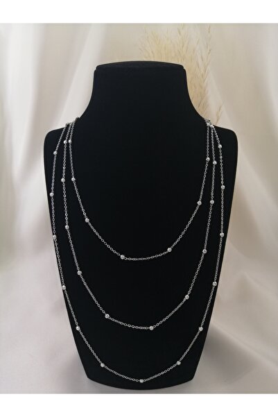 Limezon قلادة نسائية مكونة من 3 قطع من سلسلة دوريكا