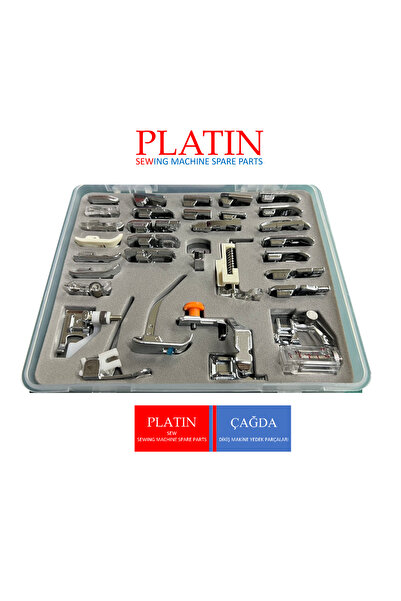 PLATINSEW 32 PARÇA EV TİPİ BASKI AYAK SETİ PLASTİK PAKET