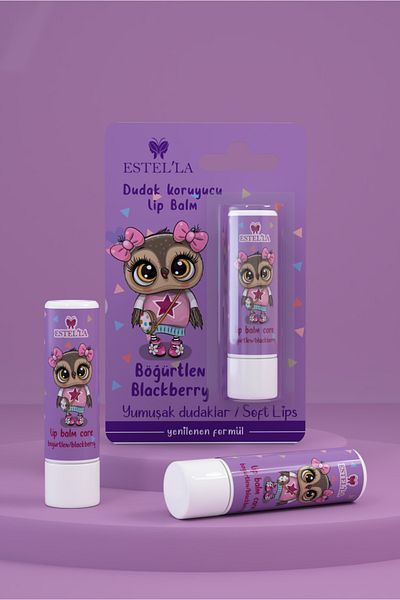 Estella Protection and Repair from Nature - Blackberry - Lip Care Cream, Shine, Moisturizing Lip