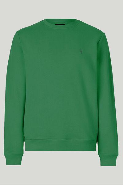 COMBİNE MİCHAİL Πράσινο χρώμα Basic Crew Neck Relaxed κανονικό ανδρικό φούτερ