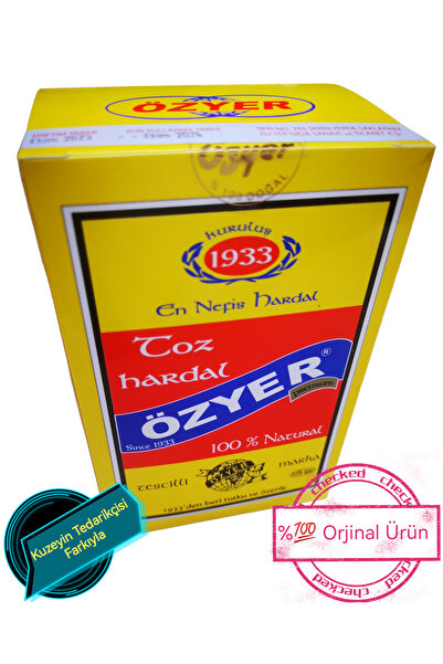 Özyer Toz Hardal ÖZYER 500GR. Ürün