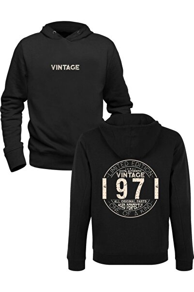 Alfa Tshirt Vintage One of a Kind 1971 Black Front Back Printed Sweatshirt