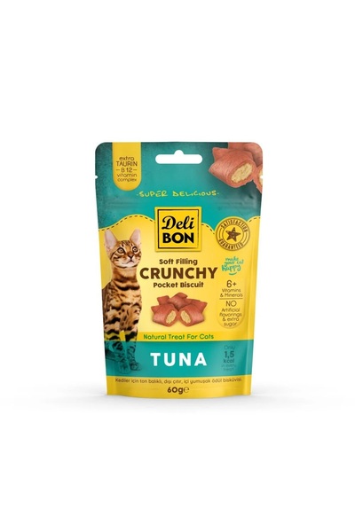 Dr. Animal EXTRA TAURİN & 12 VİTAMİN KOMPLEX Cruncy İçi Dolgulu Ödül TUNA