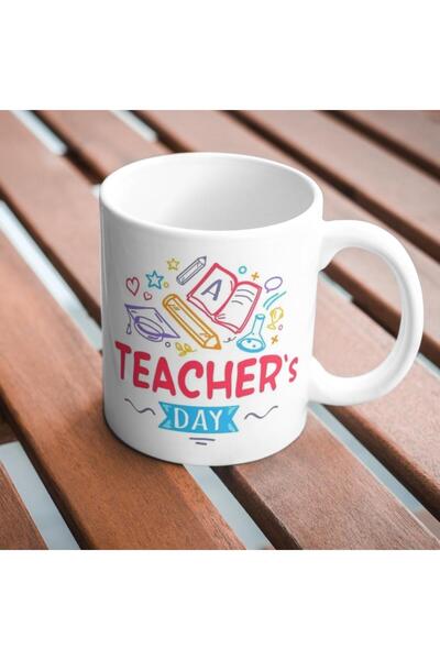 Wicopy كوب يوم المعلم كوب مطبوع عليه يوم المعلم