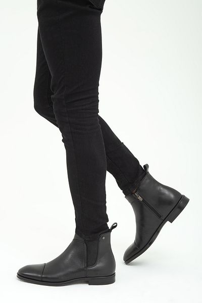 Tamer Tanca Men's Genuine Leather Chelsea Boot 183 25259 Men's Boot Sk22/23