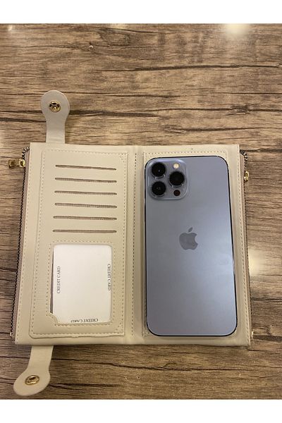 citycenterfashion Portofel portofoliu Chance pentru femei cu compartiment pentru telefon Suport card din piele moale și cleme laterale Cty-lbn-2018