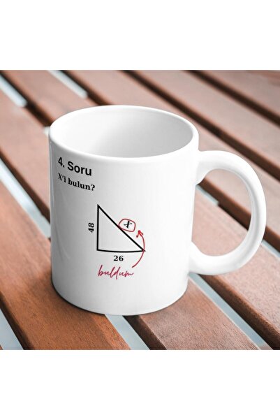 Wicopy Öğretmenler Günü Komik Kupa Matematik Öğretmeni Baskılı Kupa Bardak