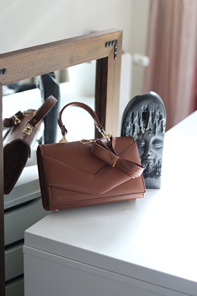 Moom Bag Γυναικεία τσάντα ώμου φακέλου μαυρίσματος με χερούλι