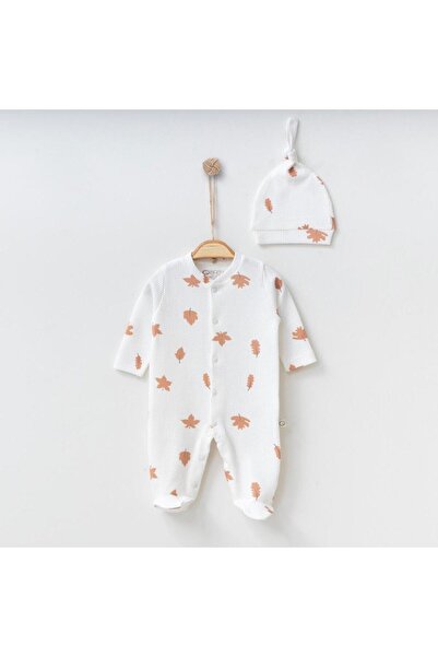 Little Baby بذلة أطفال بأوراق شجر عضوية مع أحذية طويلة