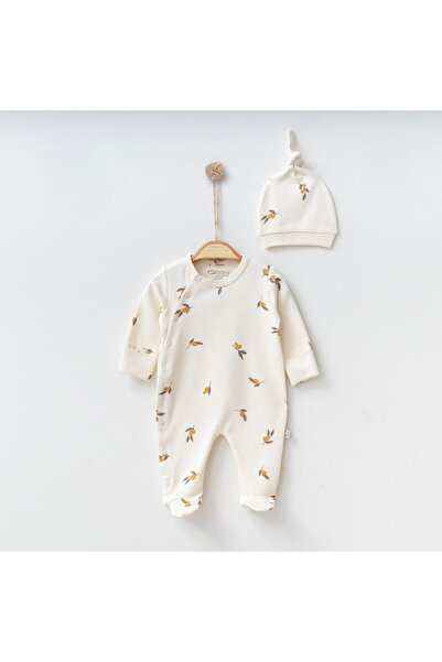 Little Baby بذلة أطفال من الزيتون العضوي مع أحذية طويلة