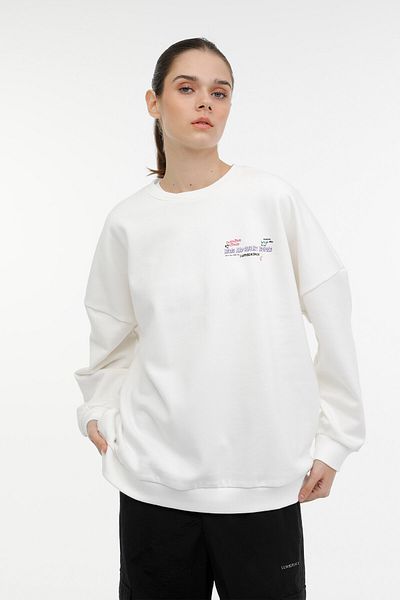 lumberjack WL TINA-B 16ES213 3PR Ekru Kadın Sweatshirt