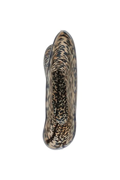 S.K KURŞUN Γυναικείες μπότες βροχής Leopard Color Floral Business Garden