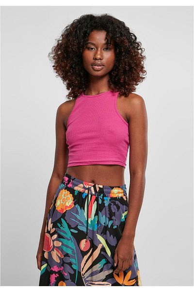 Urban Classics Kurzes, geripptes Damenoberteil für Damen