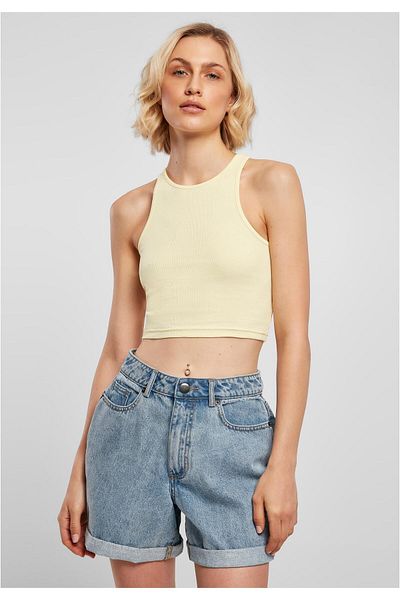 Urban Classics Kurzes, geripptes Damenoberteil für Damen