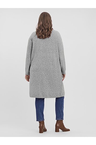 Veromoda Curve Strickjacke VMDOFFY LS LONG OPEN CARDIGAN GA CURVE