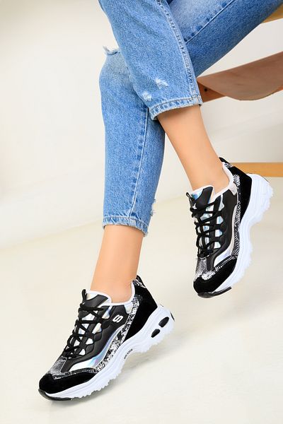 SOHO Black-Black Yilan Women's Sneakers 18274
