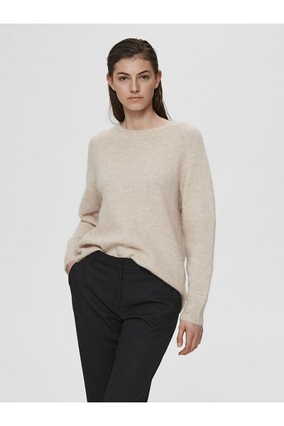 Selected Femme Strick Kazak Uzun Kollu