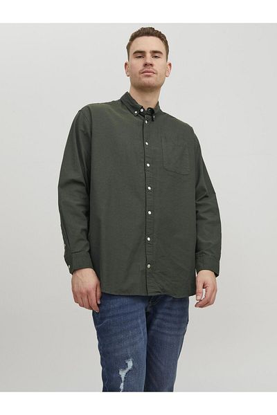 Jack & Jones Plus Freizeithemd Plus Slim Fit Freizeithemd