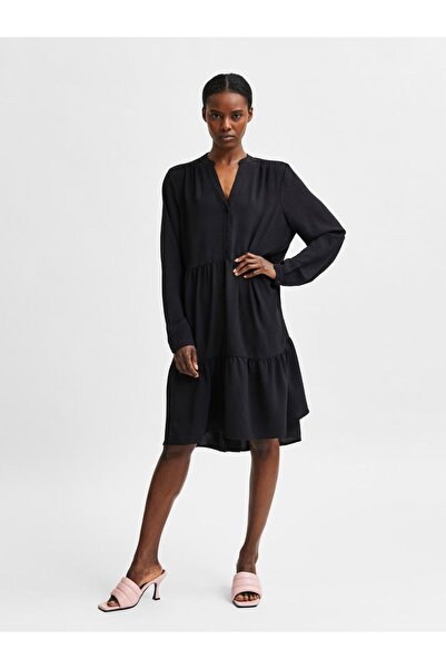 Selected Femme Minikleid im Stufenlook