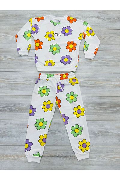 My Kids Wear مجموعة بنات منقوشة ملونة مطبوعة