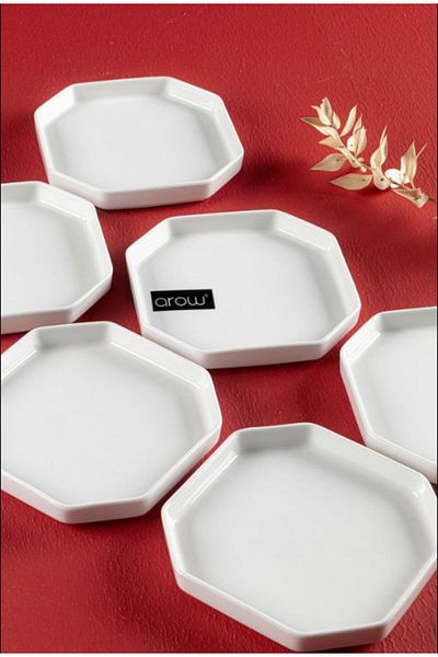 AROW Serving Plate Mira Porcelain 14 Cm TR-3115