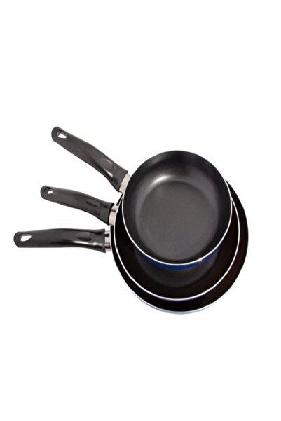 BOZKURT ÇELİK MEHTAP ÜÇLÜ SET TAVA 18-22-26 CM