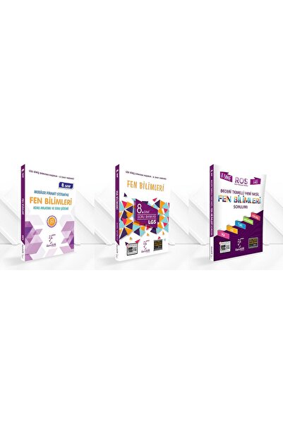 Karekök Yayınları 8.Sınıf LGS Fen Bilimleri Konu +LGS Soru Bank + LGS Soru RO...