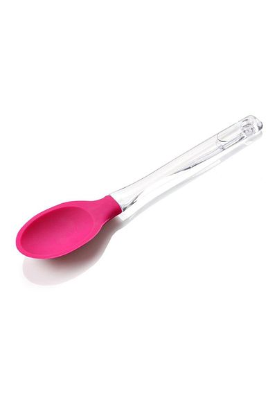 EbruliHomeArt Mica Handle Silicone Spoon 30 Cm Pomegranate
