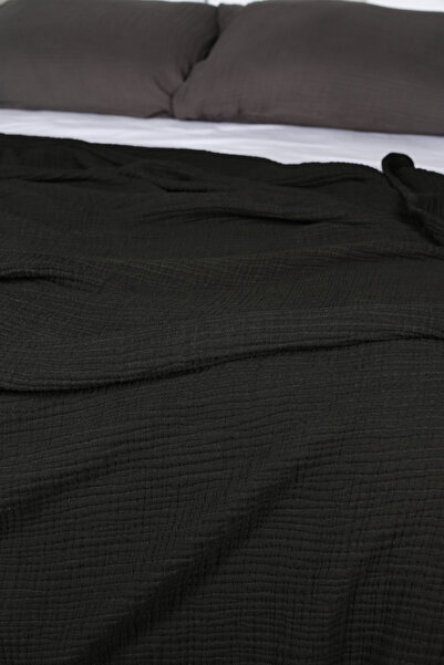 LUCKKA Διπλό κάλυμμα κρεβατιού μουσελίνας 4 στρώσεων - ZTYATAKORTUSU