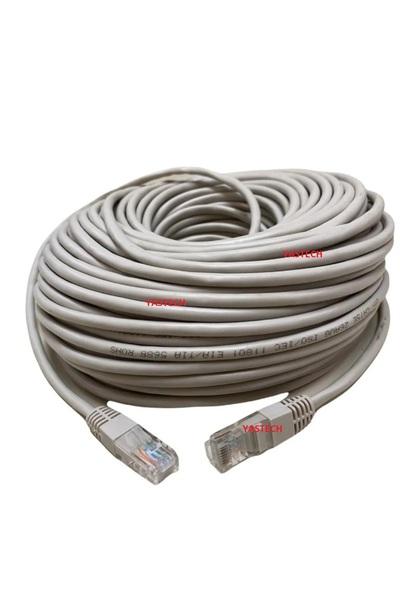 Yastech Hazır Internet Kablosu 40 M Cat6 Cat 6 Ket Ethernet