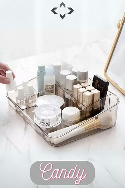 LİGROUND CANDY Desktop Makeup Organizer Organizer Jewelry Organizer CRYSTAL Organizer Pen Holder
