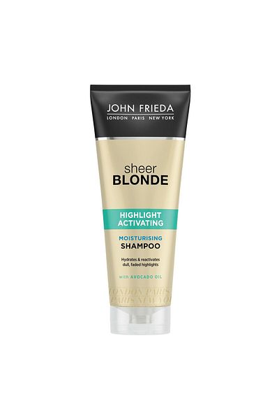 John Frieda Color Revitalizing Shampoo for Yellow Hair, Unliven and Discolored Radiants, 250 ml