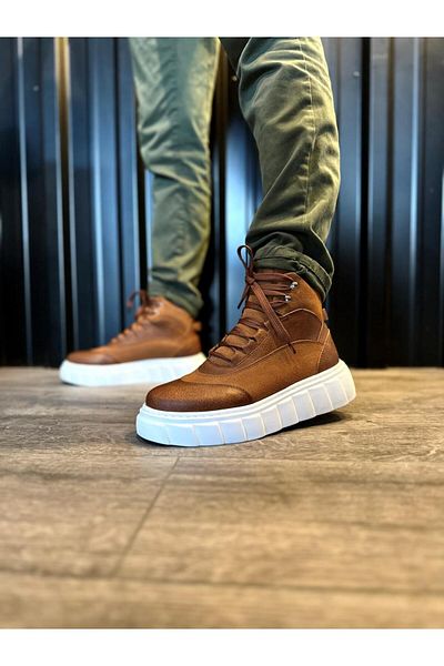 BZ Moda Зимни ботуши B104 BT с връзки и ортопедична подметка, водоустойчиви и студоустойчиви, кафяви