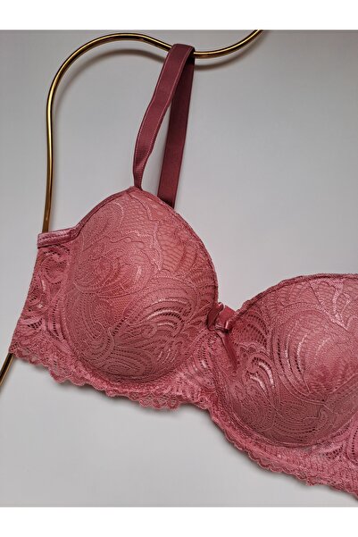 NARIYA Women's Large Size Bra C Cup Comfortable Daily Bra Underwear with Lace Detail