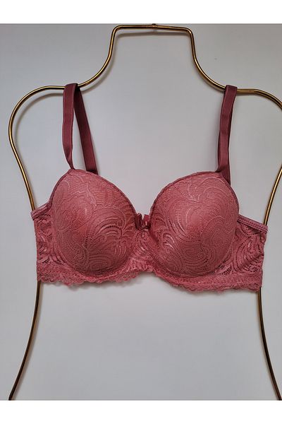 NARIYA Women's Large Size Bra C Cup Comfortable Daily Bra Underwear with Lace Detail