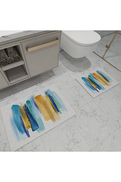 menesahome Menesa Home 2-Pece 3D εκτυπωμένο χαλάκι μπάνιου