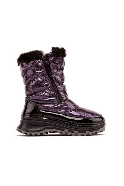 BUCKHEAD Κοριτσίστικες ποπ μπότες χιονιού Purple Buck1078