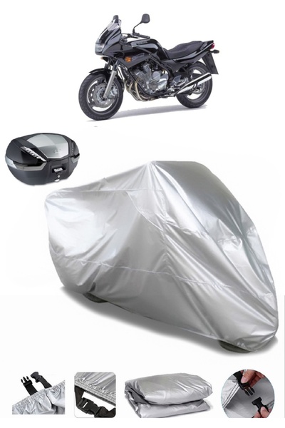 AutoEN ياماها XJ 600 حقيبة خلفية متوافقة مع غطاء الدراجة النارية غطاء محرك عا...